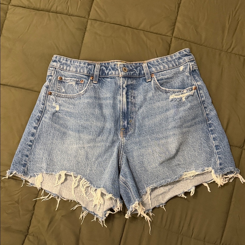 Abercrombie & Fitch High Rise Dad Short Curve Love size 31